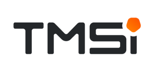 Het logo van TMSi.